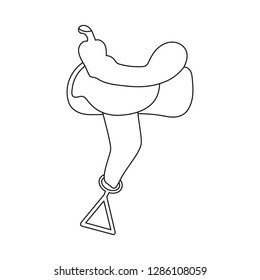 Isolated object of horseback and equestrian logo. Collection of horseback and horse  stock vector illustration.