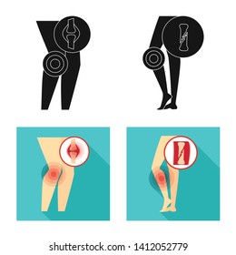 Isolated object of hospital and rendering icon. Collection of hospital and help vector icon for stock.