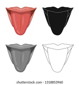Isolated object of human and part symbol. Collection of human and woman vector icon for stock.