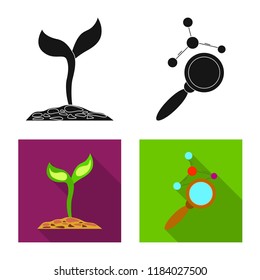 Isolated object of  and  icon. Collection of  and  stock symbol for web.