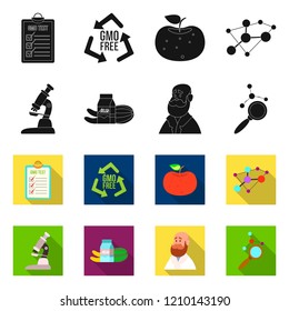 Isolated object of  and  icon. Collection of  and  stock symbol for web.
