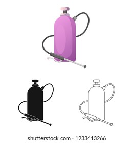 Isolated object of  and  icon. Collection of  and  stock symbol for web.