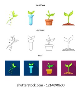 Isolated object of  and  icon. Set of  and  stock vector illustration.