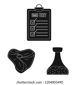 Isolated object of  and  icon. Set of  and  vector icon for stock.