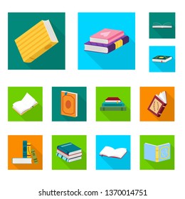 Isolated object of illustration and information icon. Collection of illustration and cover vector icon for stock.