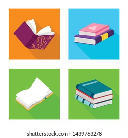 Isolated object of illustration and information icon. Collection of illustration and cover vector icon for stock.
