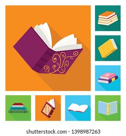 Isolated object of illustration and information logo. Collection of illustration and cover vector icon for stock.