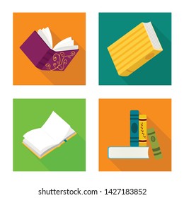 Isolated object of illustration and information sign. Collection of illustration and cover stock symbol for web.