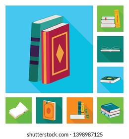 Isolated object of illustration and information symbol. Set of illustration and cover stock vector illustration.