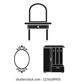 Isolated object of  and imagery symbol. Collection of  and reflection stock vector illustration.