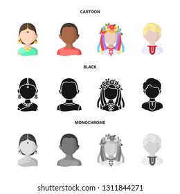 Isolated object of imitator and resident icon. Set of imitator and culture vector icon for stock.