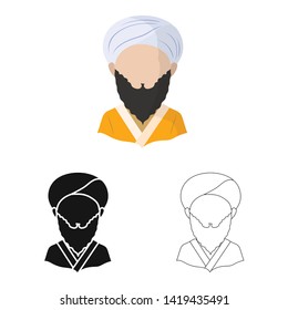 Isolated object of imitator and resident symbol. Set of imitator and culture vector icon for stock.