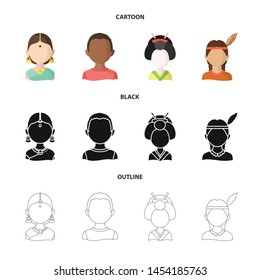 Isolated object of imitator and resident symbol. Collection of imitator and culture vector icon for stock.