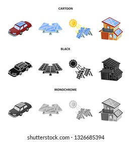 Isolated object of innovation and technology  icon. Set of innovation and nature  vector icon for stock.