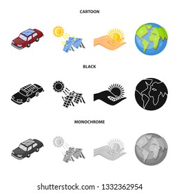 Isolated object of innovation and technology  icon. Collection of innovation and nature  stock vector illustration.