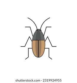 Isolated object of insect and fly icon. Set of insect and element stock symbol for web.