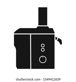 Isolated object of juicer and machine symbol. Web element of juicer and processor stock vector illustration.