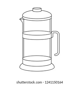 Isolated object of kitchen and cook symbol. Collection of kitchen and appliance vector icon for stock.