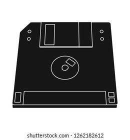 Isolated object of laptop and device icon. Collection of laptop and server vector icon for stock.