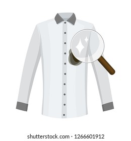 Isolated object of laundry and clean icon. Set of laundry and clothes stock symbol for web.