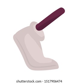 Isolated object of leg and foot logo. Web element of leg and comic vector icon for stock.
