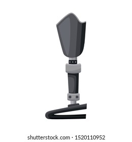 Isolated object of leg and prosthesis icon. Web element of leg and limb vector icon for Stock.