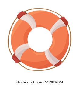 Isolated object of lifebuoy and lifeguard symbol. Collection of lifebuoy and float stock symbol for web.