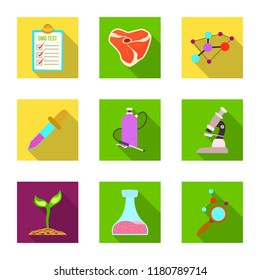 Isolated object of  and  logo. Set of  and  stock vector illustration.