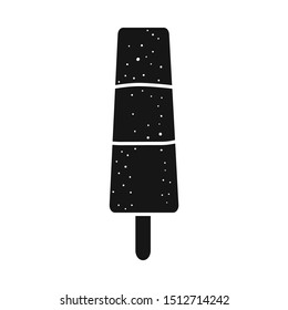 Isolated object of lollipop and stick logo. Graphic of lollipop and rainbow stock vector illustration.