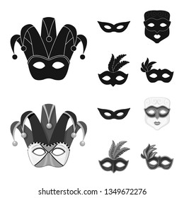 Isolated object of luxury and celebration icon. Collection of luxury and hide  stock vector illustration.