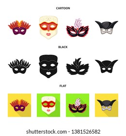 Isolated object of luxury and celebration icon. Collection of luxury and hide  stock symbol for web.