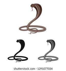 Isolated object of mammal and danger icon. Set of mammal and medicine vector icon for stock.