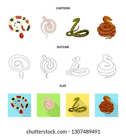 Isolated object of mammal and danger icon. Collection of mammal and medicine vector icon for stock.