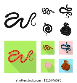 Isolated object of mammal and danger icon. Collection of mammal and medicine vector icon for stock.