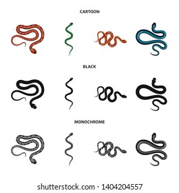 Isolated object of mammal and danger icon. Collection of mammal and medicine vector icon for stock.