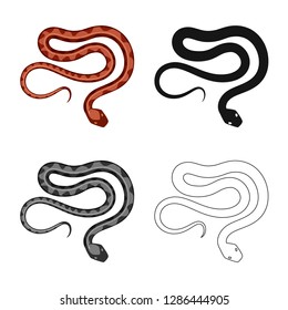 Isolated object of mammal and danger logo. Collection of mammal and medicine vector icon for stock.