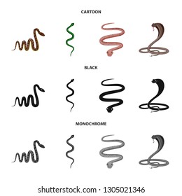 Isolated object of mammal and danger logo. Collection of mammal and medicine vector icon for stock.