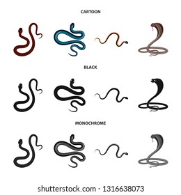 Isolated object of mammal and danger logo. Collection of mammal and medicine vector icon for stock.