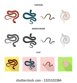 Isolated object of mammal and danger logo. Collection of mammal and medicine stock vector illustration.