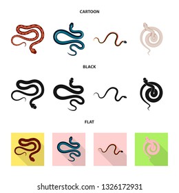 Isolated object of mammal and danger logo. Set of mammal and medicine stock vector illustration.