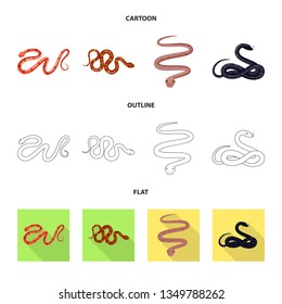 Isolated object of mammal and danger logo. Collection of mammal and medicine stock symbol for web.