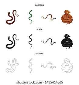 Isolated object of mammal and danger logo. Collection of mammal and medicine stock vector illustration.
