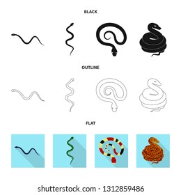 Isolated object of mammal and danger sign. Collection of mammal and medicine stock vector illustration.