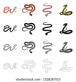 Isolated object of mammal and danger sign. Collection of mammal and medicine vector icon for stock.