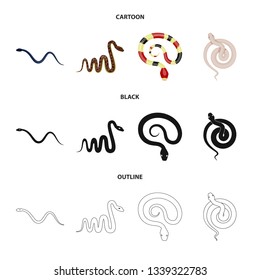 Isolated object of mammal and danger sign. Set of mammal and medicine stock vector illustration.