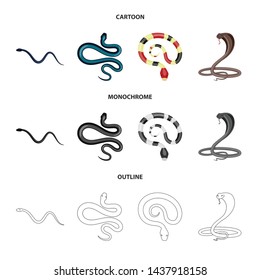 Isolated object of mammal and danger sign. Set of mammal and medicine stock symbol for web.