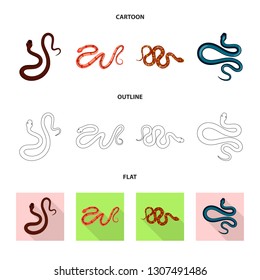 Isolated object of mammal and danger symbol. Set of mammal and medicine vector icon for stock.