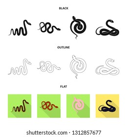 Isolated object of mammal and danger symbol. Collection of mammal and medicine stock vector illustration.