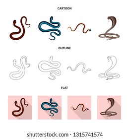 Isolated object of mammal and danger symbol. Set of mammal and medicine vector icon for stock.