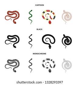 Isolated object of mammal and danger symbol. Set of mammal and medicine stock vector illustration.